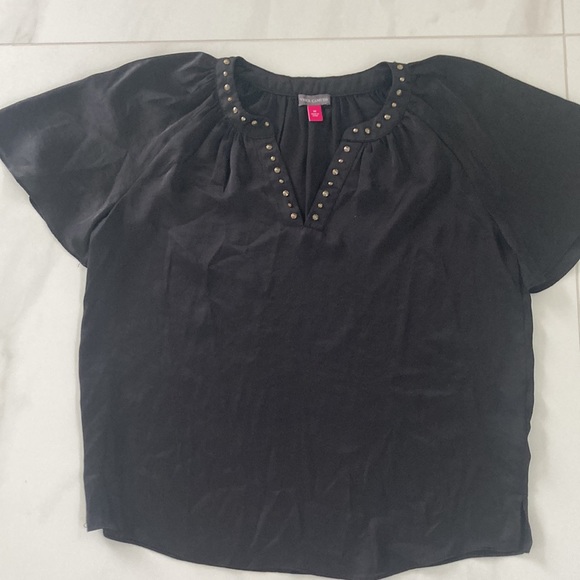 EUC Vince Camuto size medium black top - Picture 3 of 3